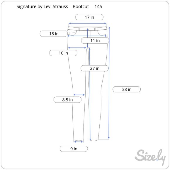 🍂 Signature by Levi Strauss Bootcut Jeans - Picture 10 of 10